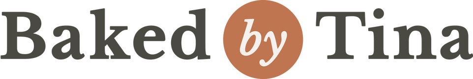 The Baked by Tina horizontal logo.